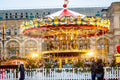 Winter Carousel in Red Square, Moscow Russia
