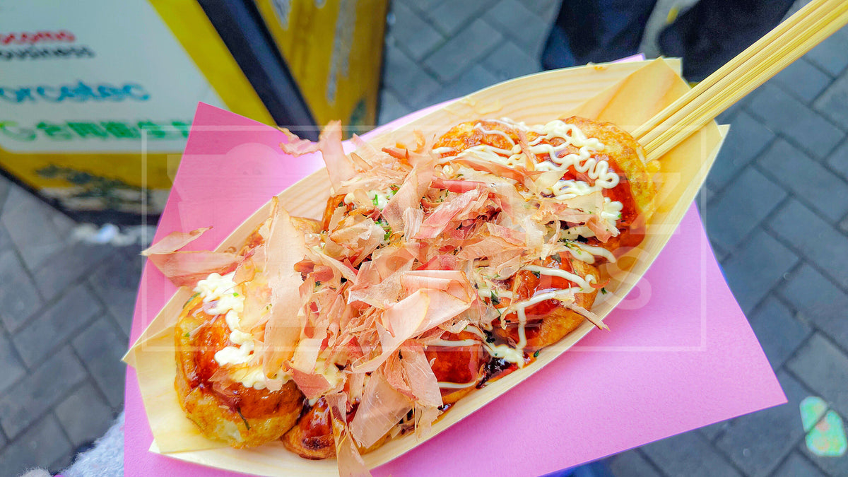 Takoyaki Food Stall Michelin Stars, Osaka Japan