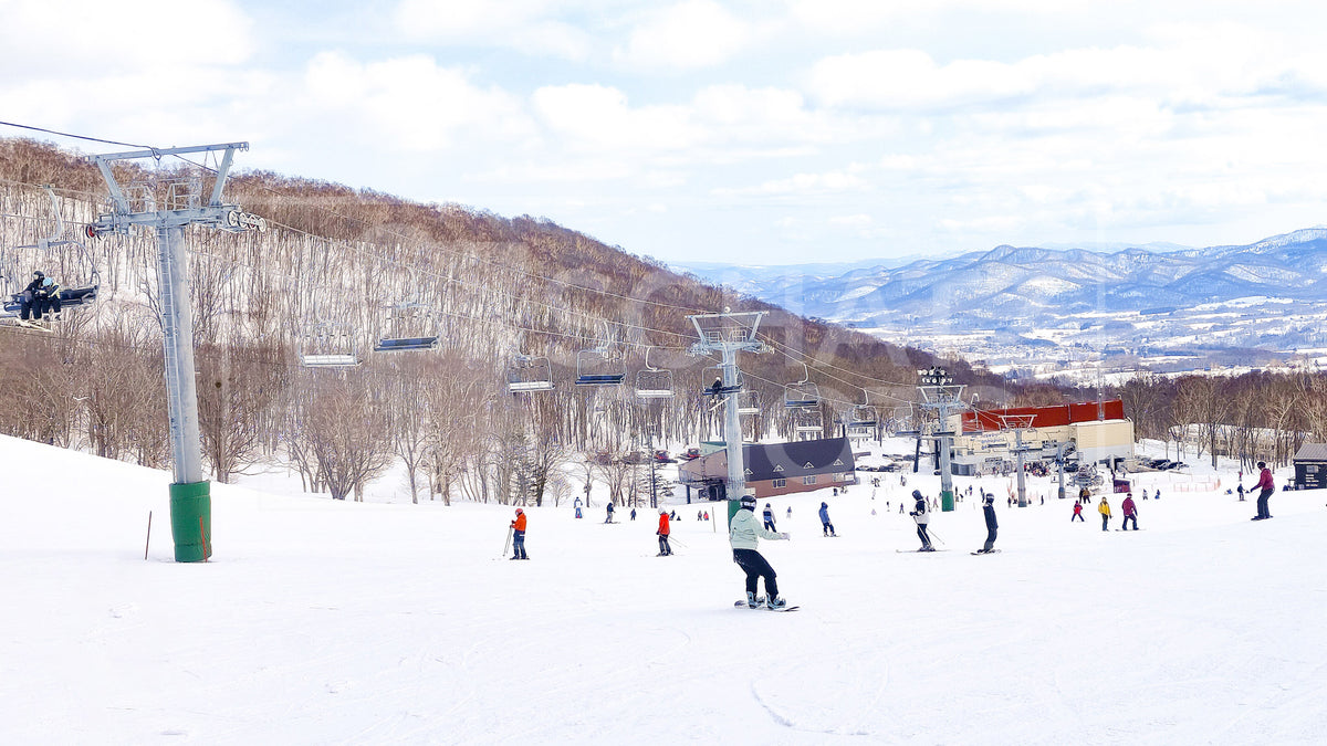 Skiing Winter in Japan
