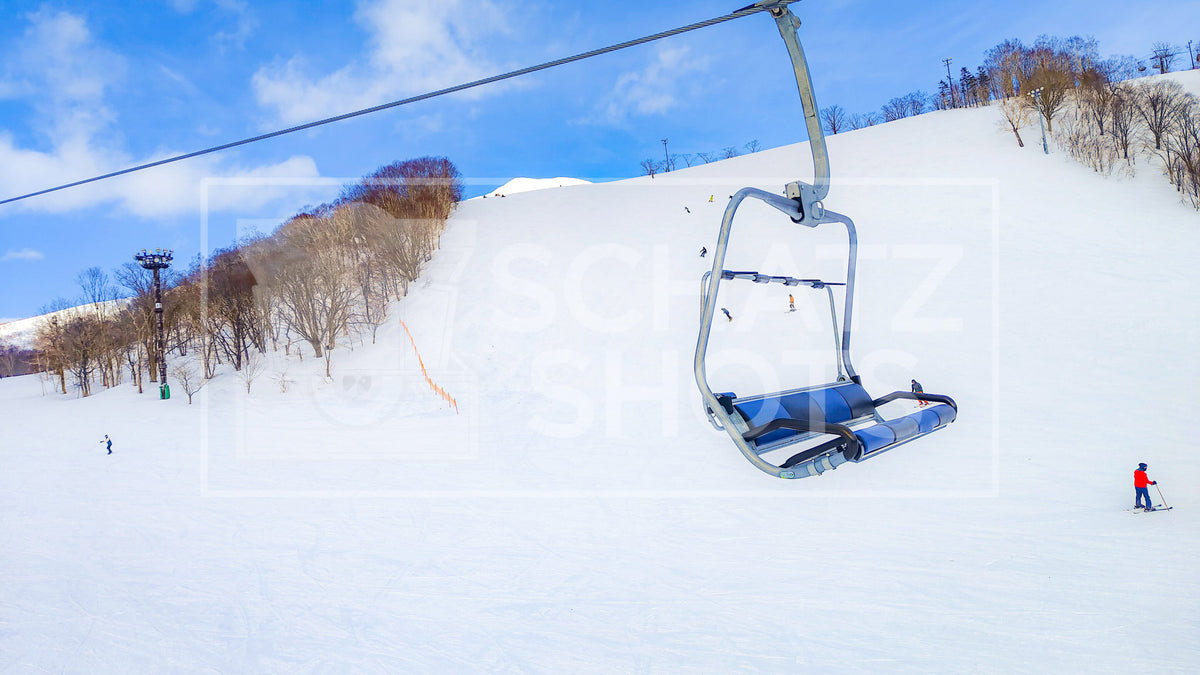 Skiing Chair in Niseko, Japan